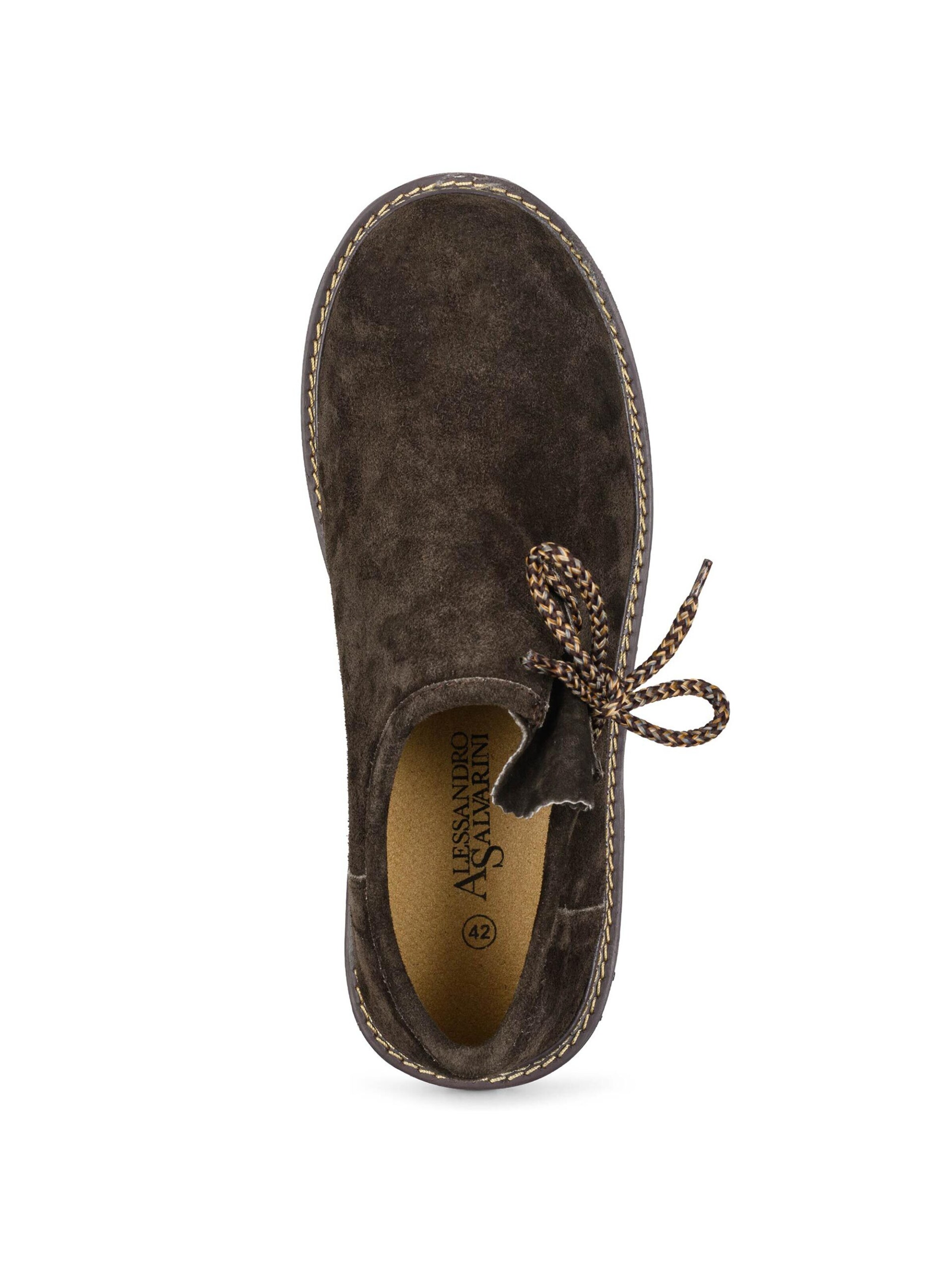 Alessandro Salvarini Trachtenschuhe 'AS453' in Braun