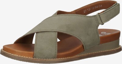 ARA Sandales en olive, Vue avec produit