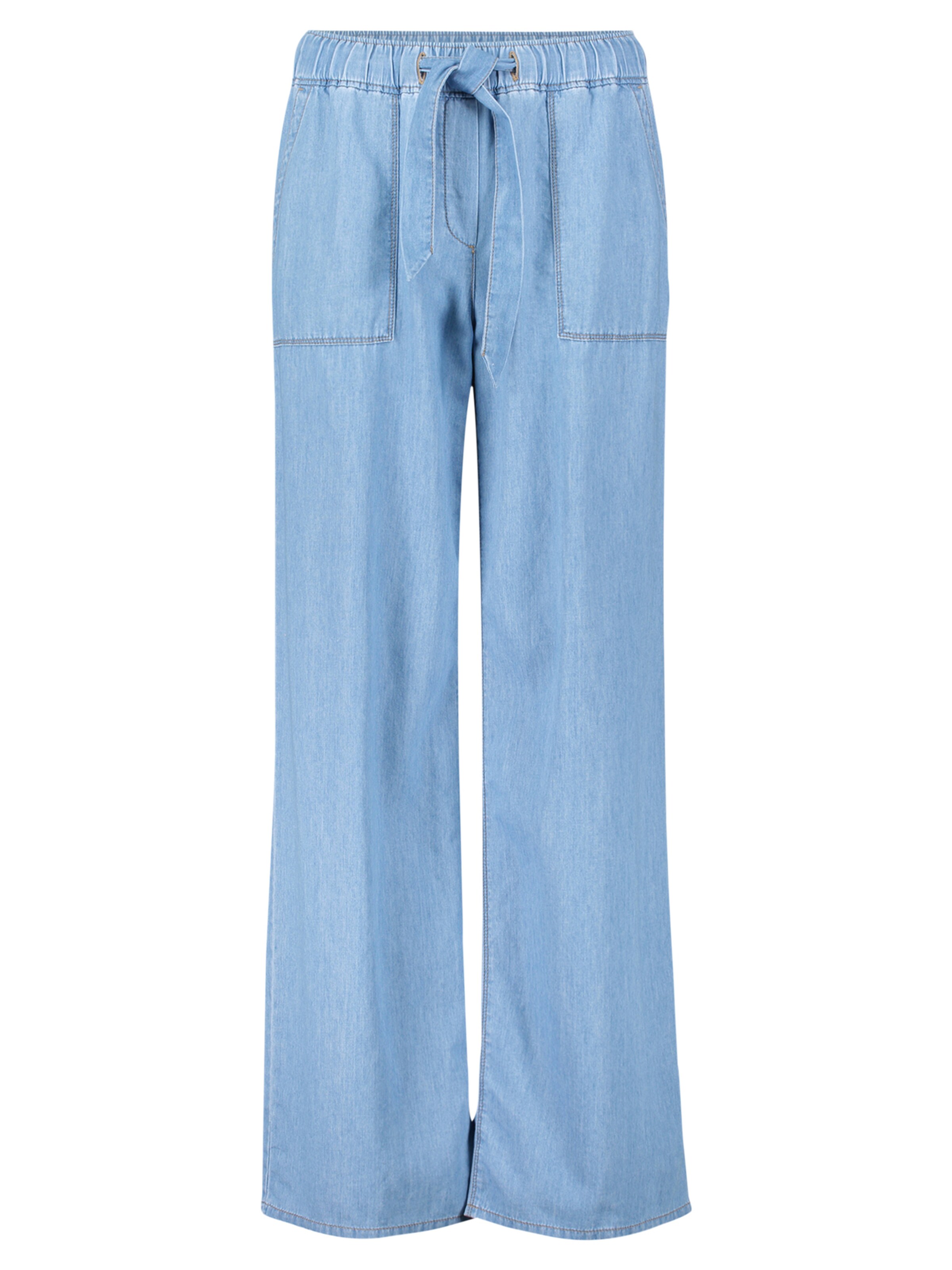 Betty & Co Wide leg Pants in Blue: front
