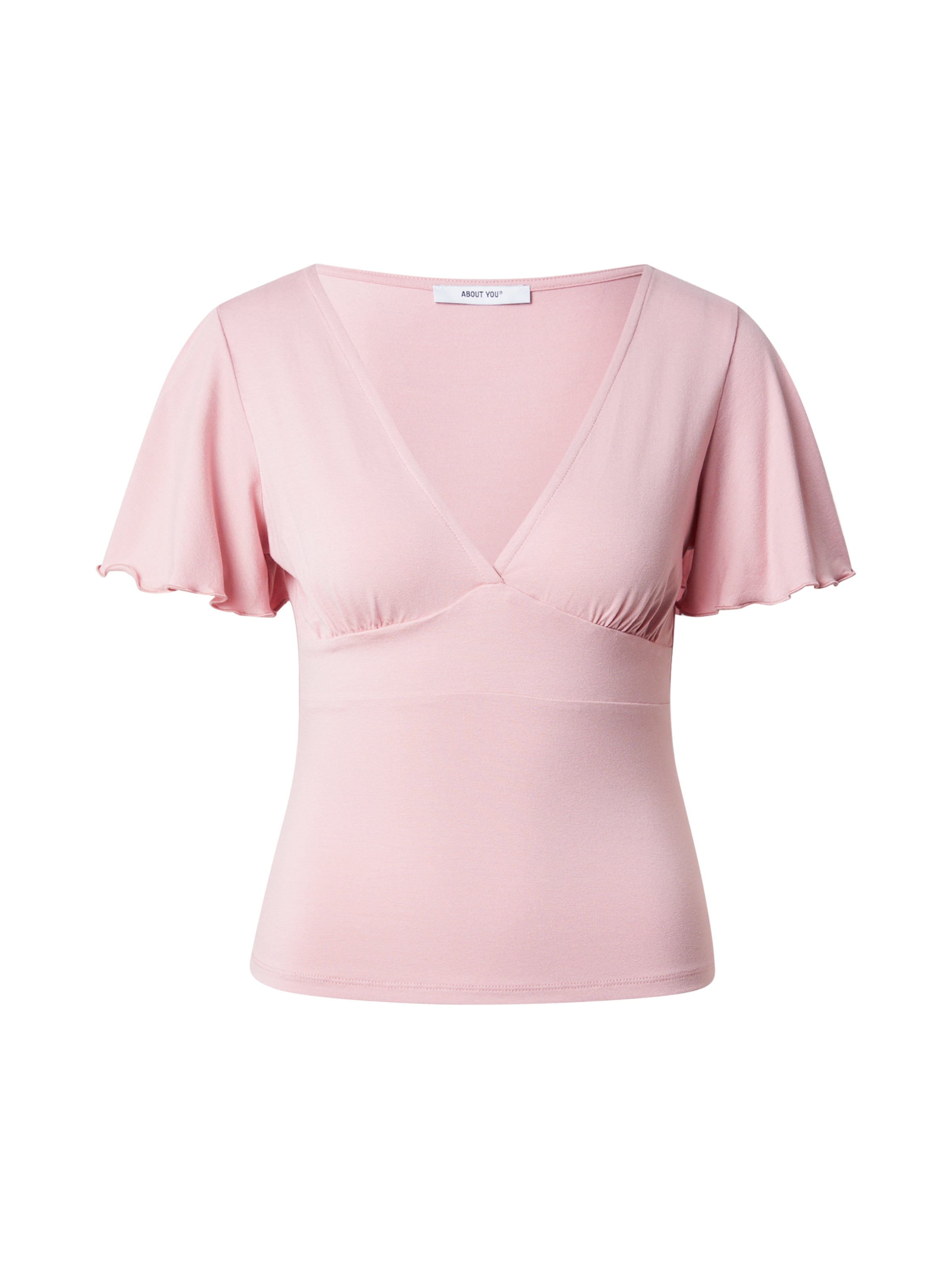 ABOUT YOU T-shirt 'Caren' i rosa: framsida