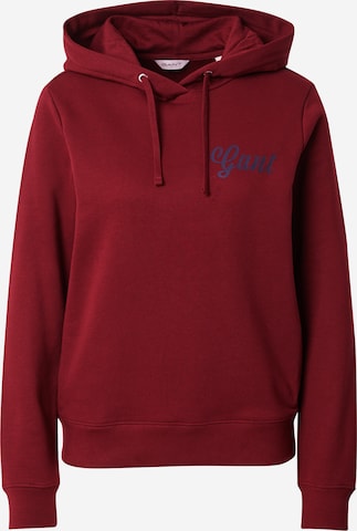 Sweat-shirt GANT en rouge : devant