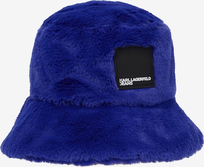 KARL LAGERFELD JEANS Hut in blau / schwarz / weiß, Produktansicht