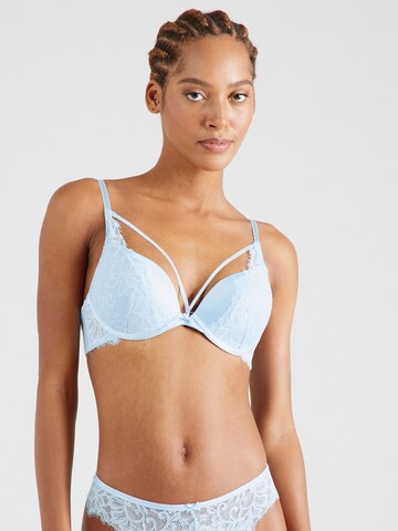 Hunkemöller Push-up Podprsenka 'Isabella' - Modrá: predná strana