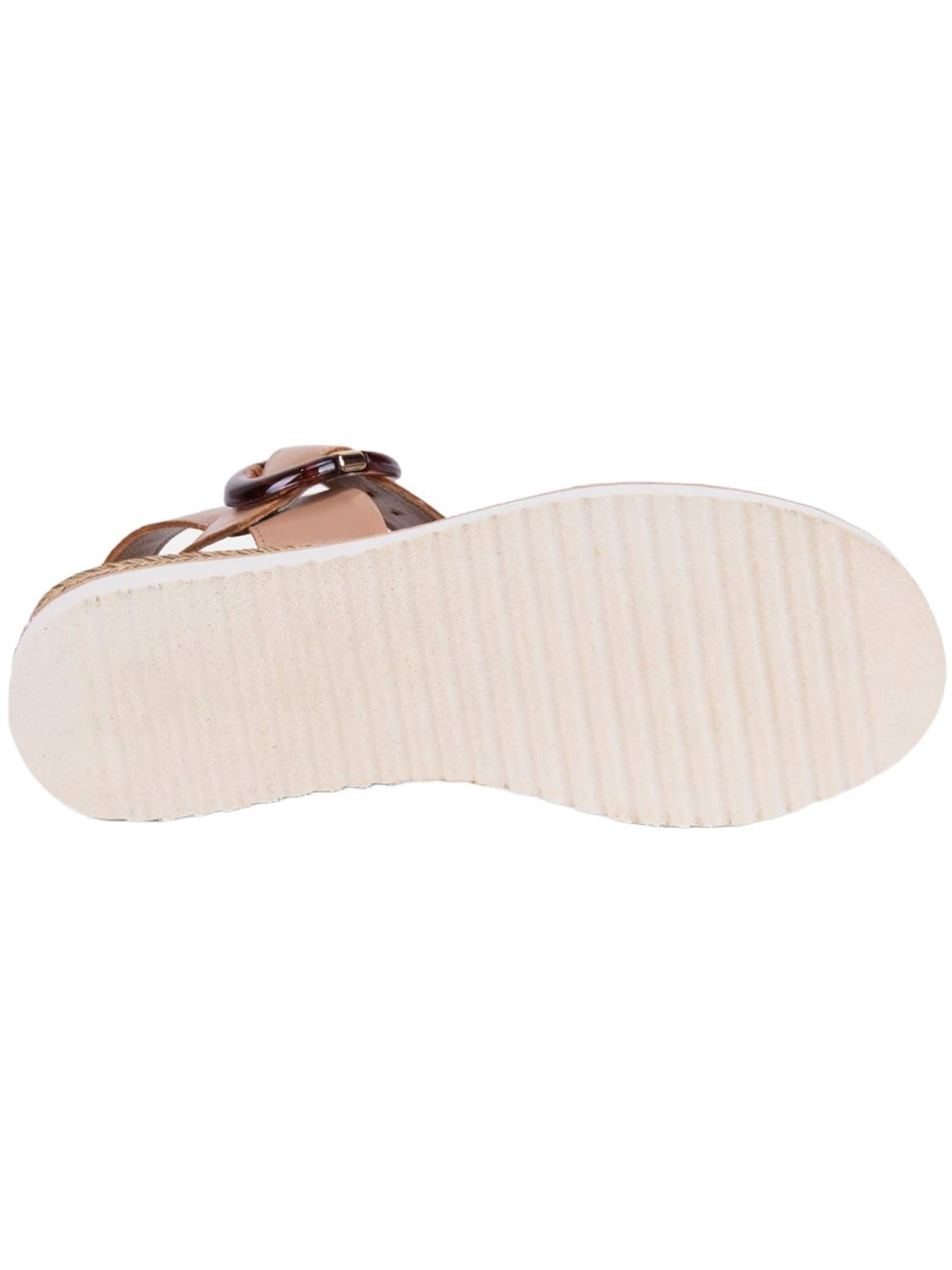Desa Sandaal 'Keilsandalen' in Beige