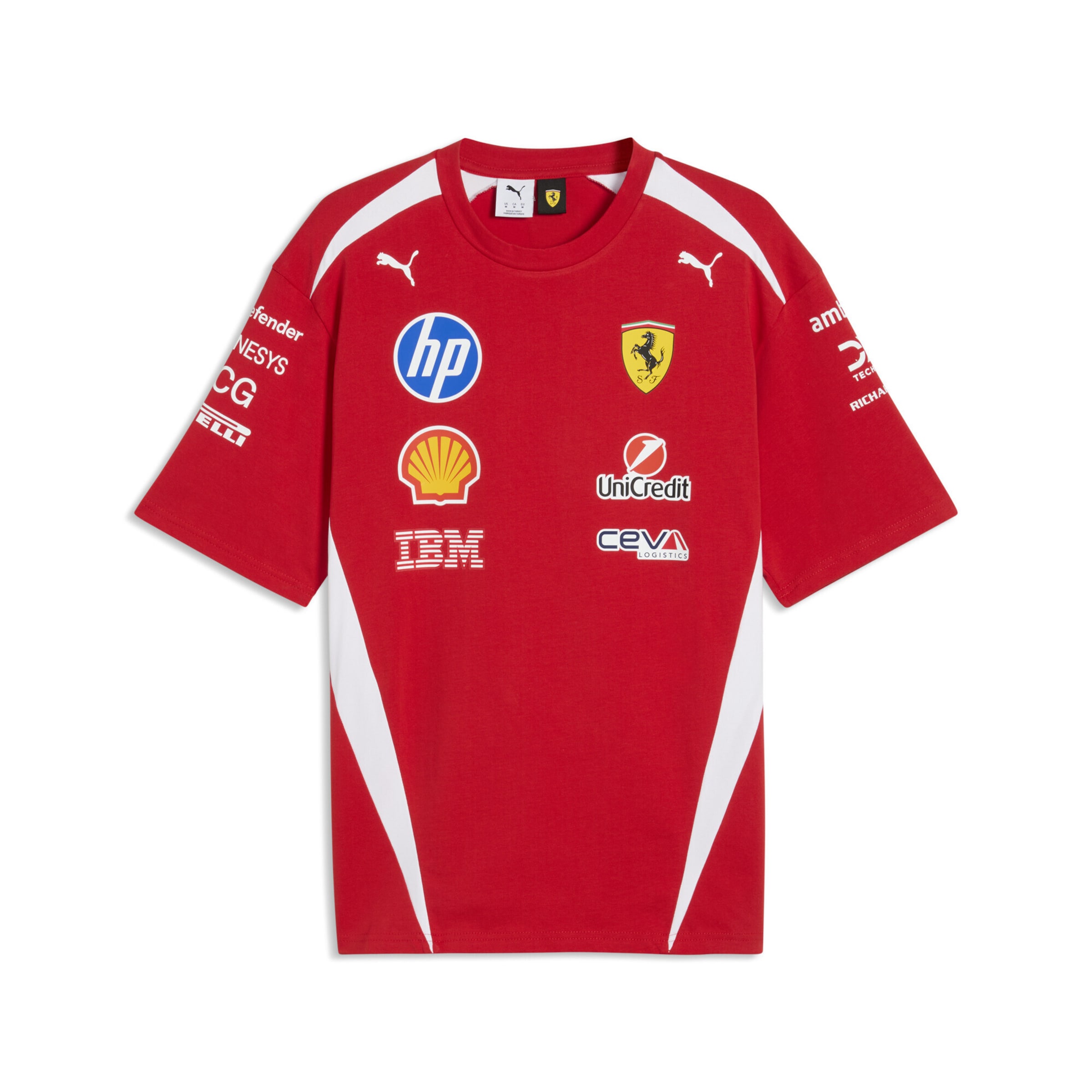 T-Shirt fonctionnel PUMA en rouge : devant