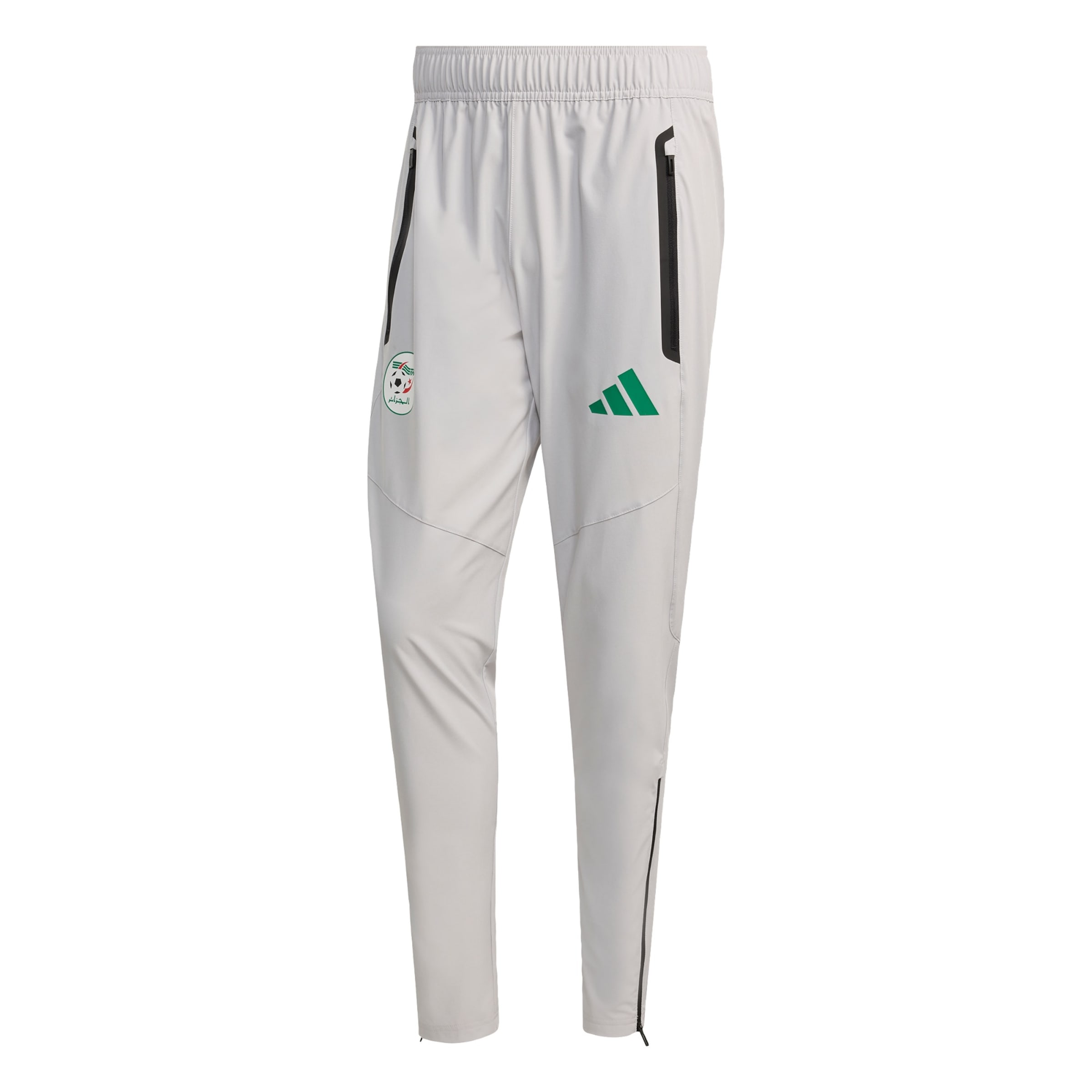 Effilé Pantalon de sport 'Algerien Tiro' ADIDAS PERFORMANCE en gris : devant