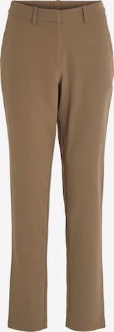 VILA Slim fit Pants 'MARY' in Brown: front