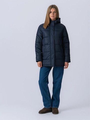 Veste d’hiver ' Long Puffer ' TEESHOPPEN en bleu