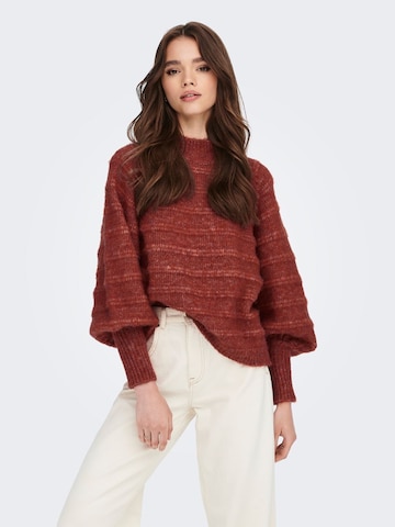 Pull-over 'Celina' ONLY en rouge : devant