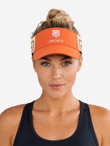 SWORTS Visor 'GLORY' in Orange: front