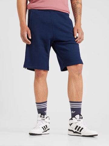 ADIDAS ORIGINALS Loose fit Trousers 'Adicolor' in Blue: front