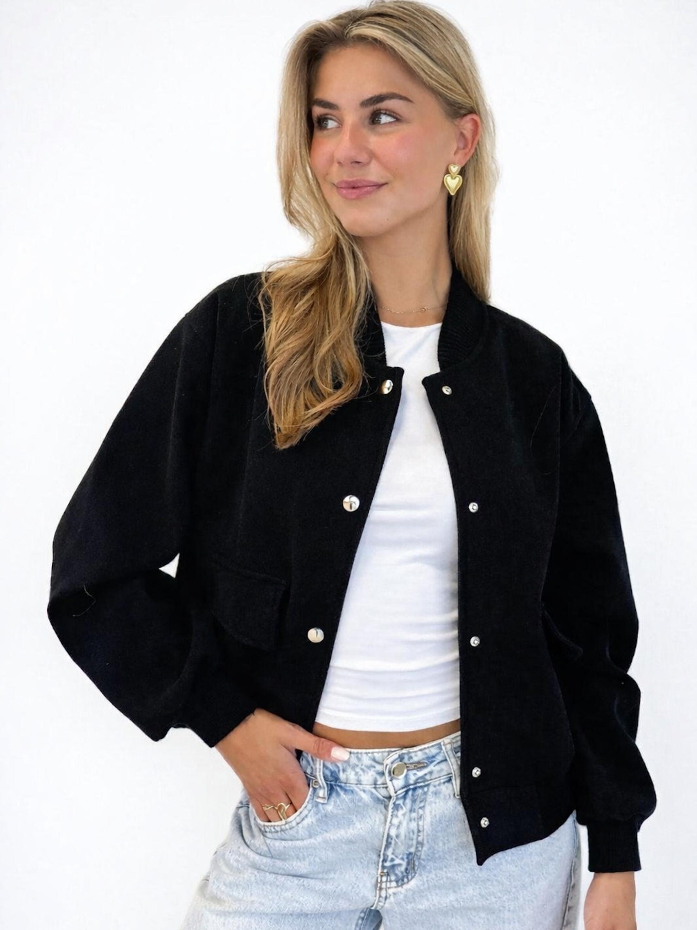 Worldclassca Between-Season Jacket in Black: front