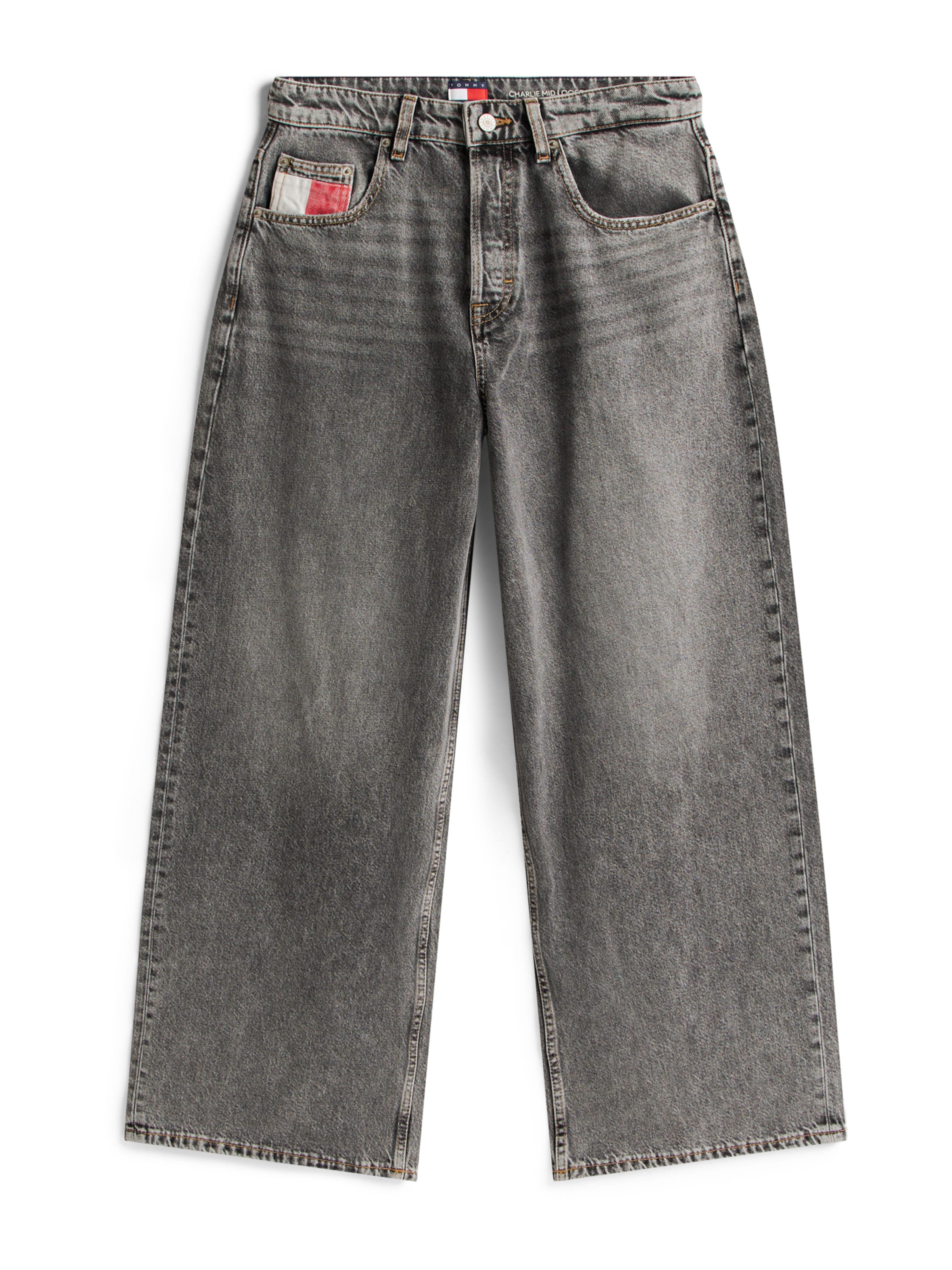 Tommy Jeans Jeans 'CHARLIE' i grå denim, Produktvy