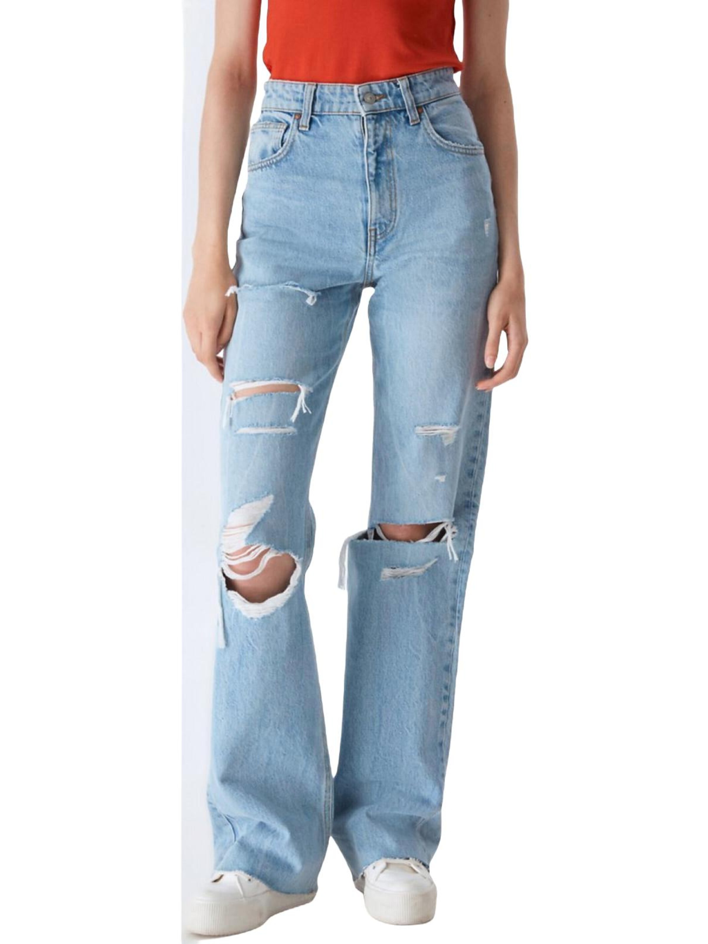 LTB Jeans Wide leg Jeans 'LTB Jeans Damen Danica High Waist Wide Leg Jeanshose' in Blauw: voorkant