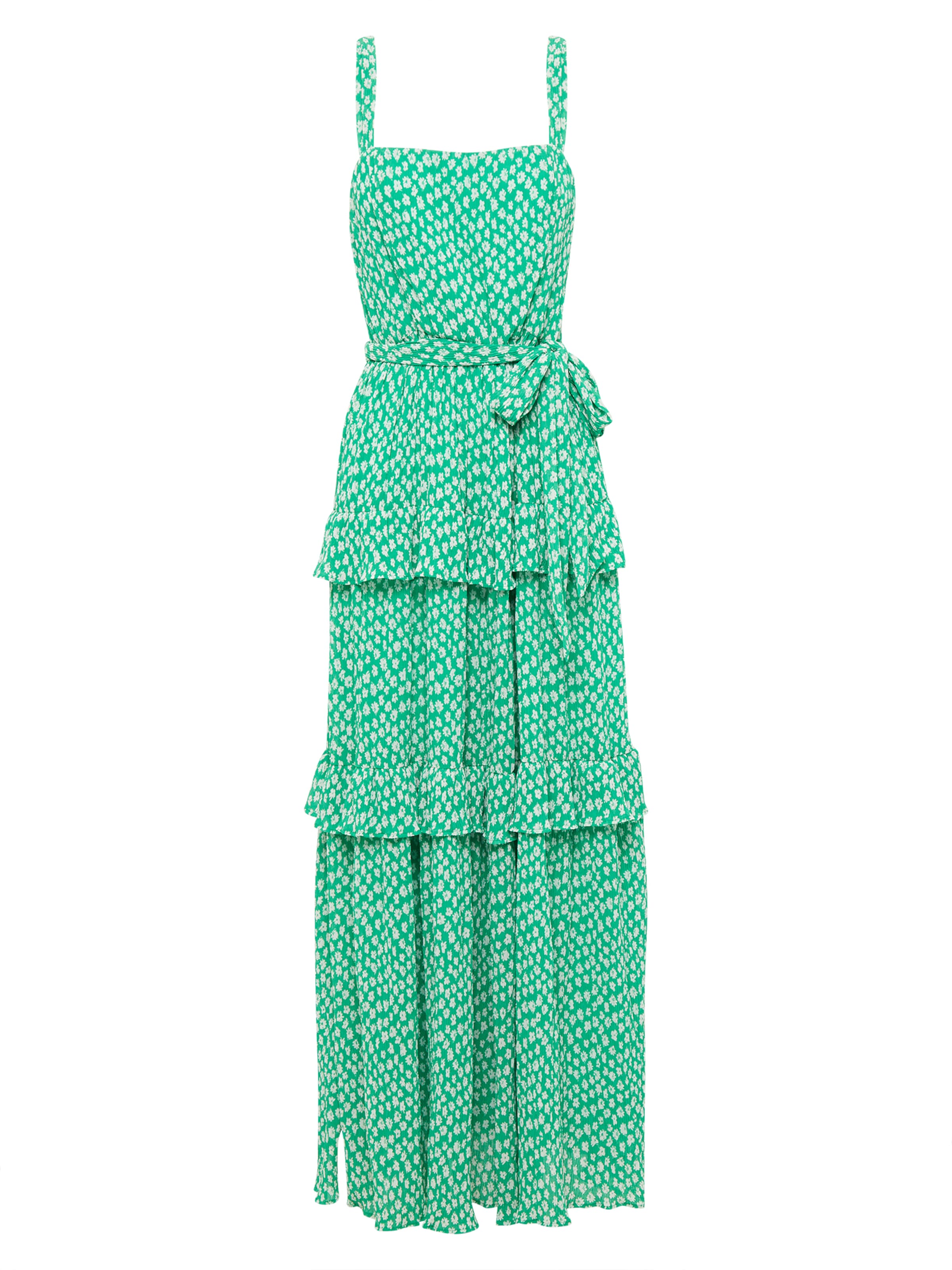 Tussah Šaty 'NATALIA' – zelená: přední strana