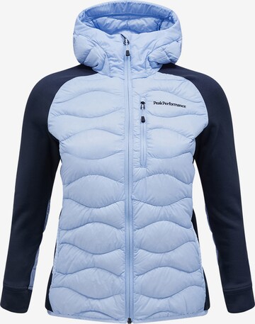 PEAK PERFORMANCE Funktionsjacke W Helium Down Hybrid Hood in Blau: predná strana