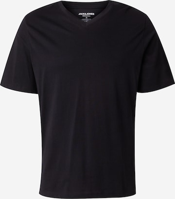 melns JACK & JONES T-Krekls 'JJEOrganic': no priekšpuses