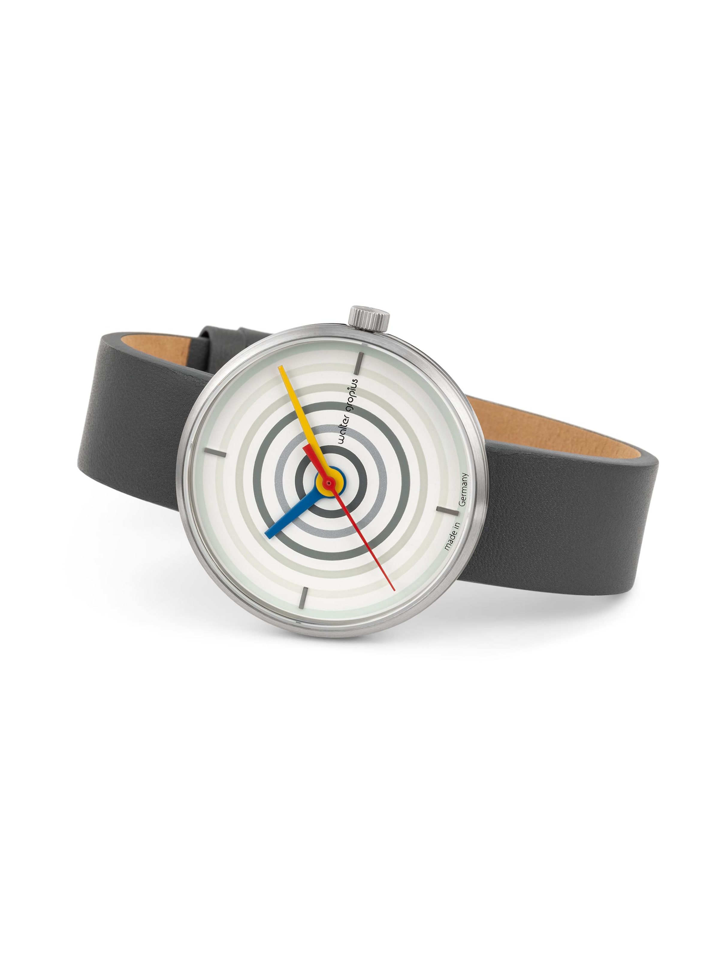 WALTER GROPIUS Analog Watch 'SPACE LOOPS' in Grey