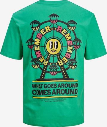 JACK & JONES T-shirt 'AMUSEMENT' i grön