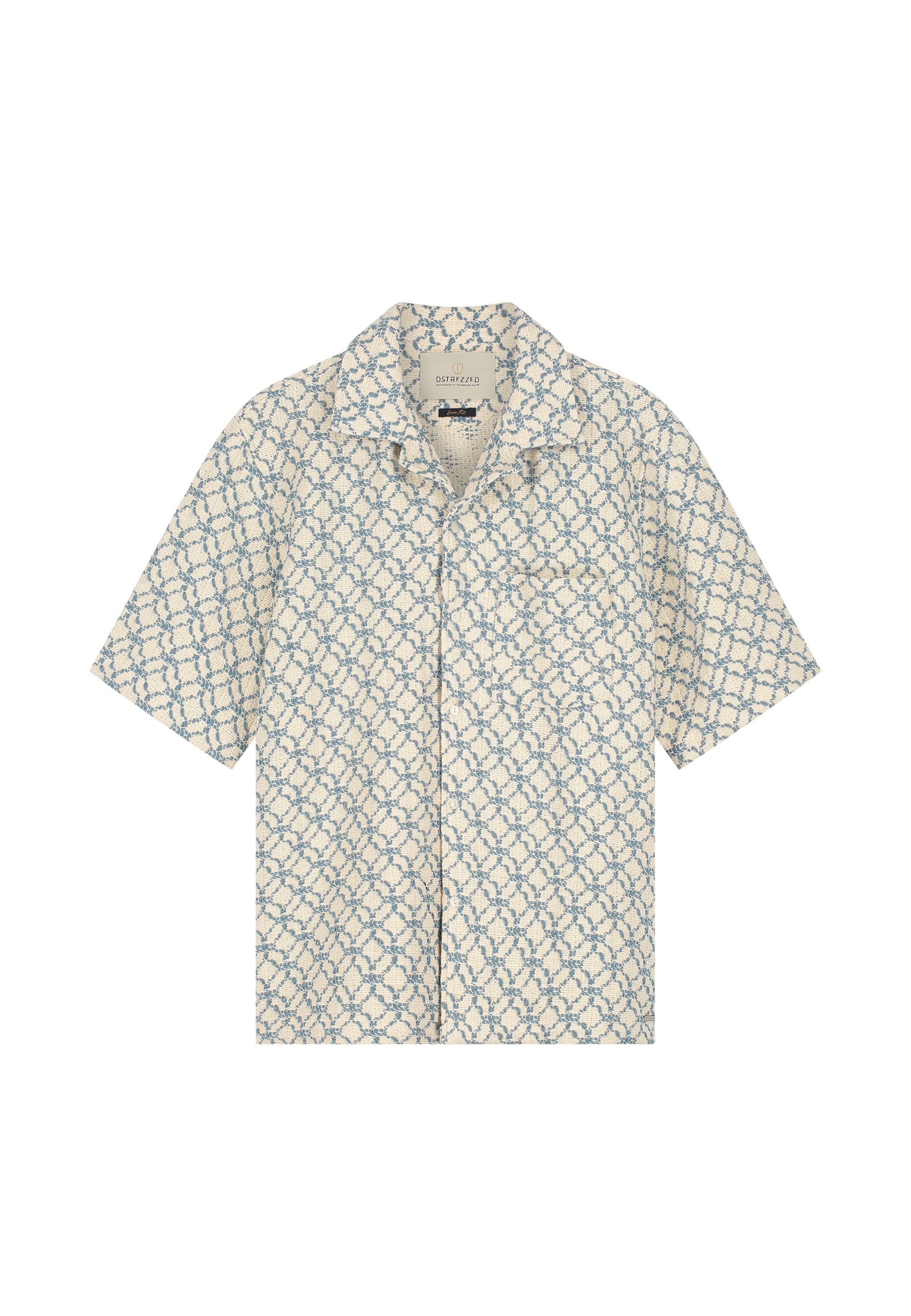 Dstrezzed Regular fit Overhemd 'Birdi' in Beige: voorkant