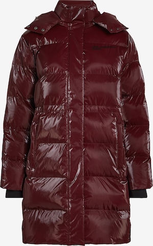 KARL LAGERFELD JEANS Talvitakki värissä punainen: etupuoli