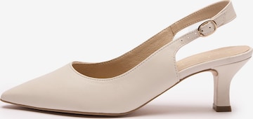 RYŁKOCipele s potpeticom i otvorenom petom - bež boja: prednji dio