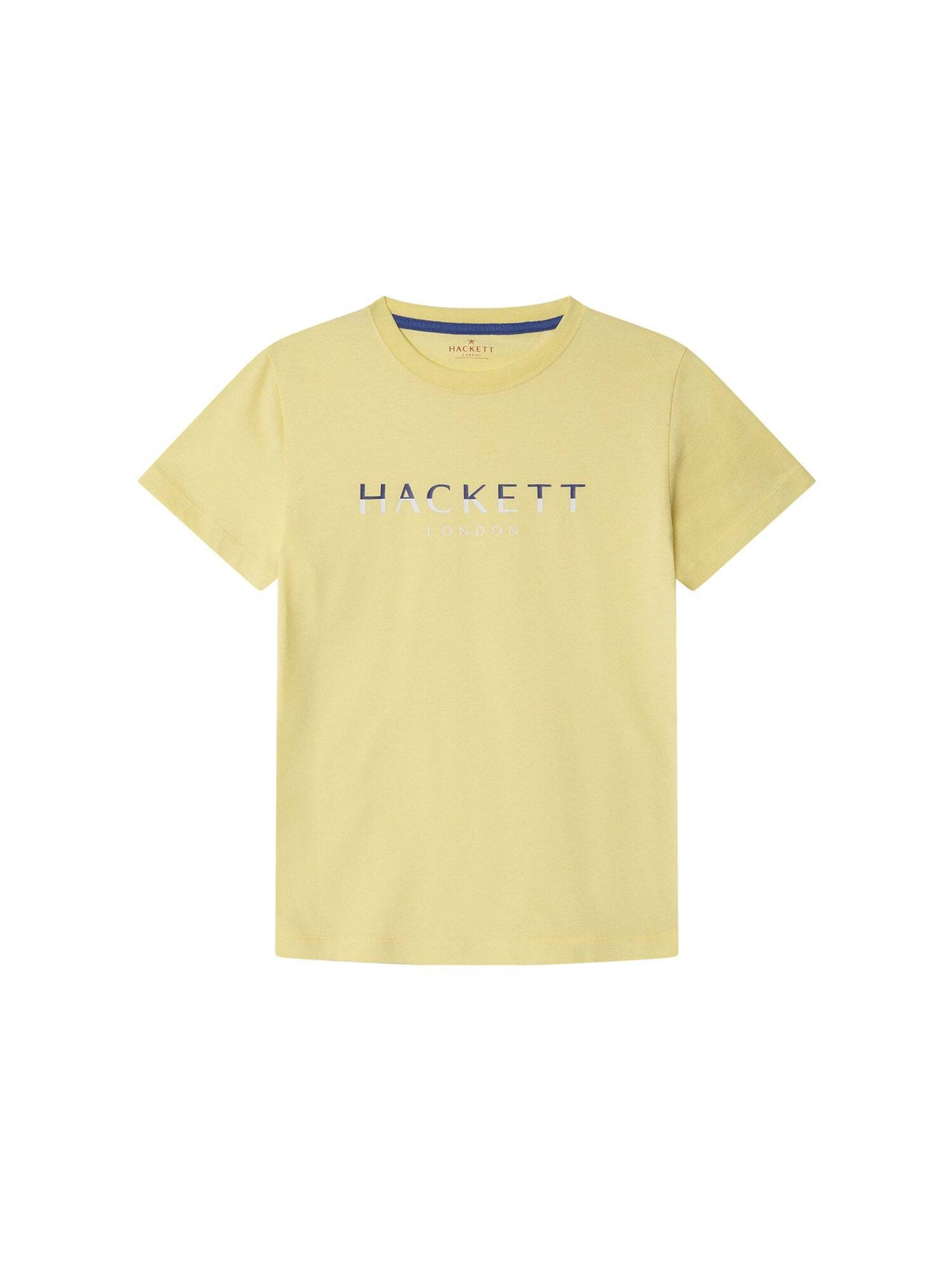 T-Shirt Hackett London en jaune : devant