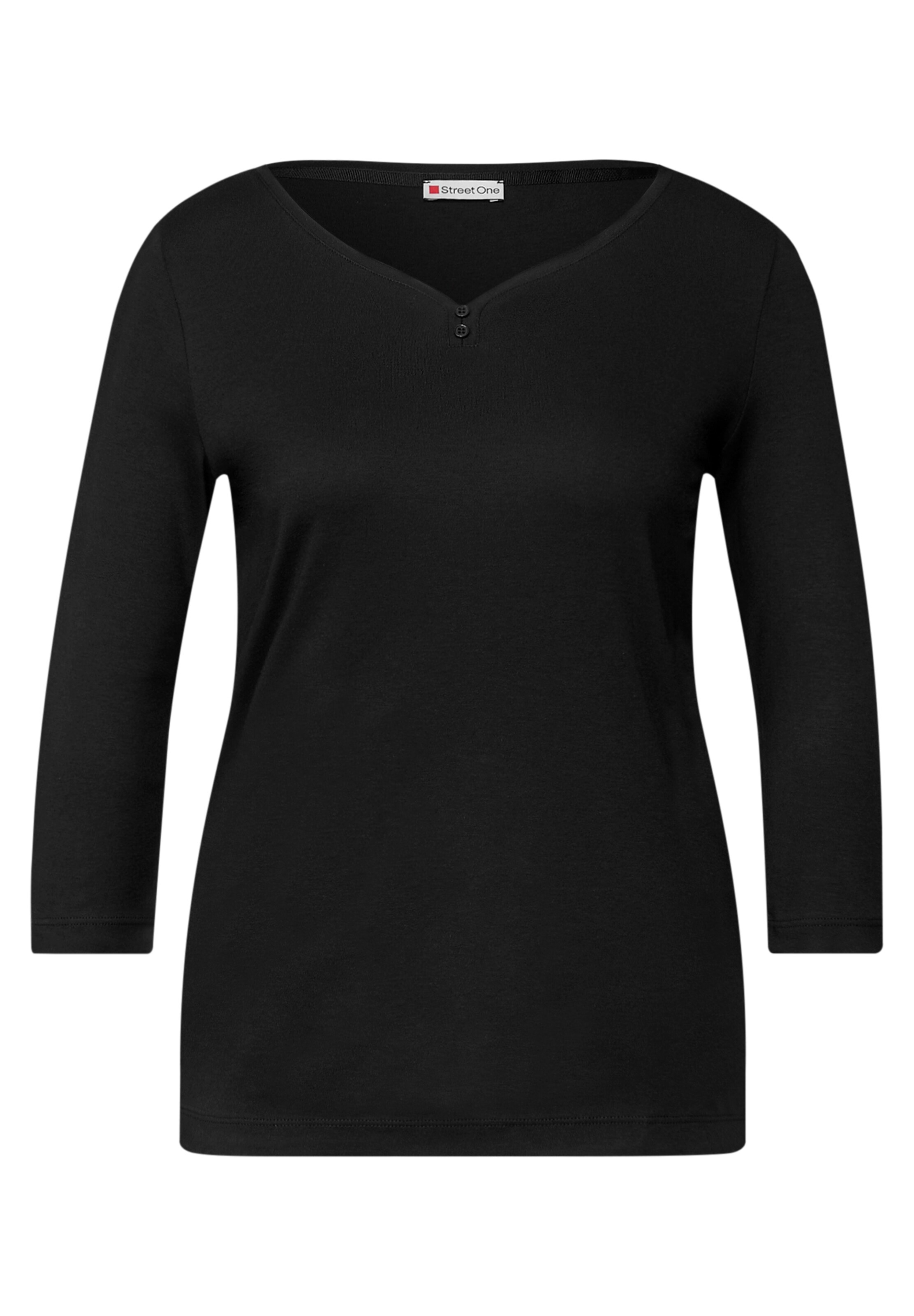STREET ONE Shirt in Black: front