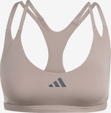 ADIDAS PERFORMANCESportski grudnjak 'Aeroimpact Luxe' - smeđa boja: prednji dio