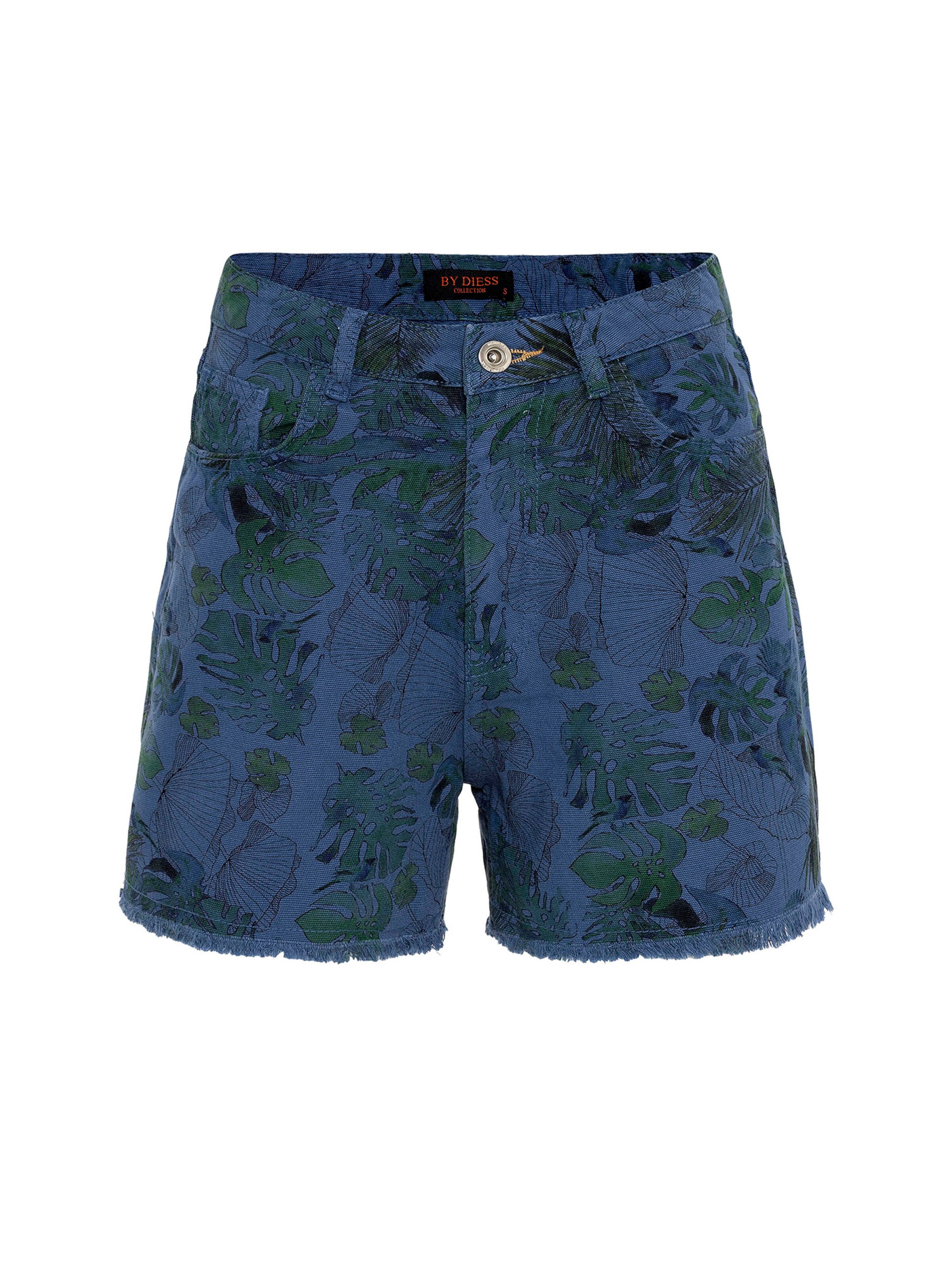 By Diess Collection - Slimfit Pantalón en azul: frente