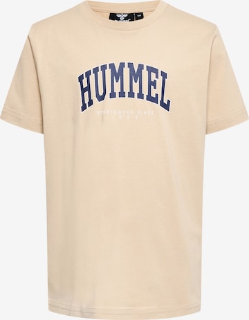 T-Shirt Hummel en beige : devant