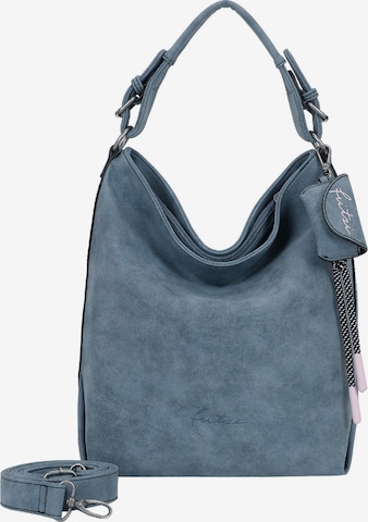Borsa a spalla 'Bitzi01' di Fritzi aus Preußen in blu: frontale
