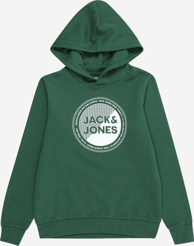 Jack & Jones Junior Sweat 'LOYD' en vert foncé / blanc, Vue avec produit