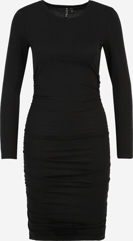 Pieces Petite Dress 'MINA' in Black: front