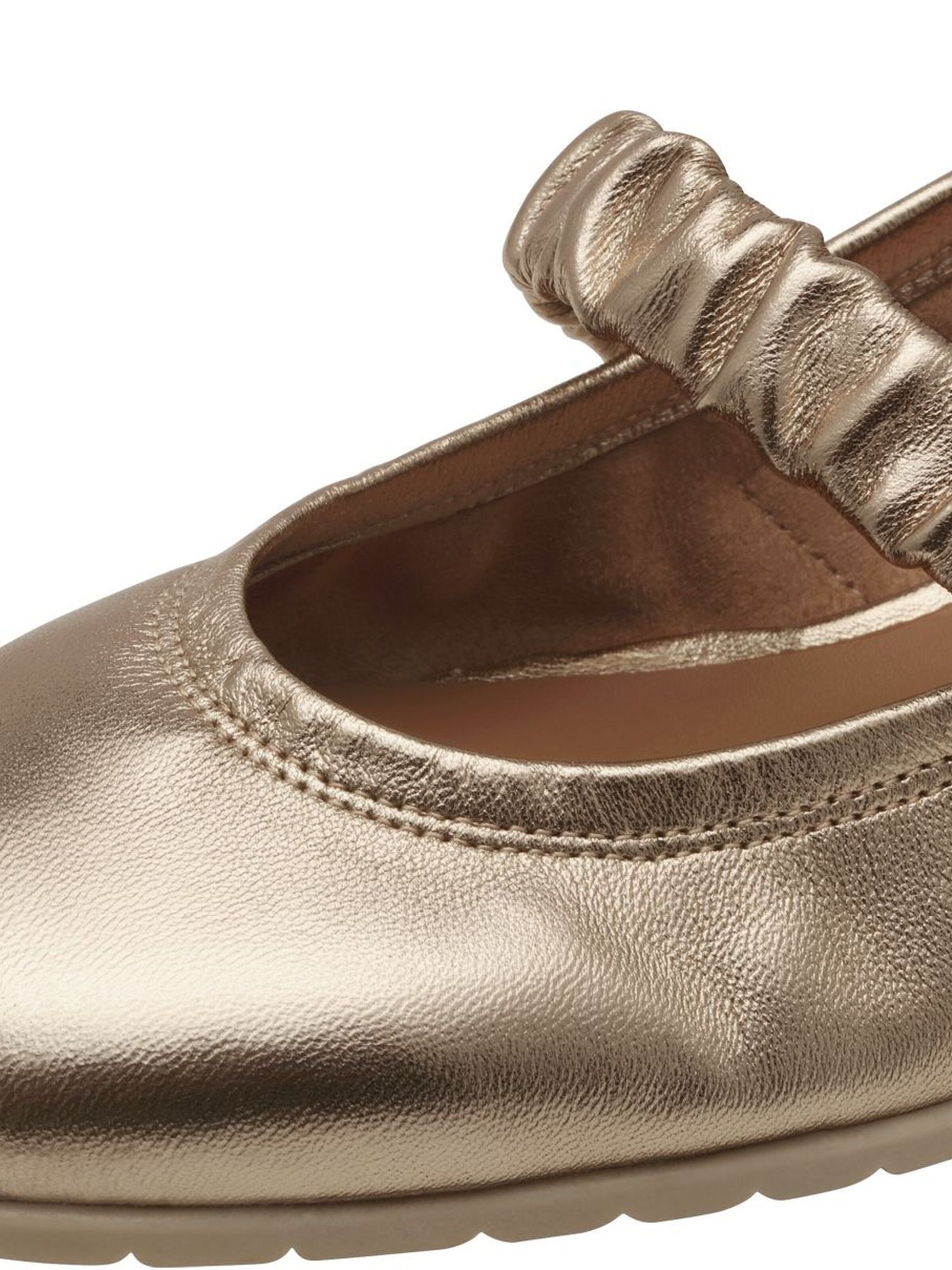 Tamaris Ballerina met riempjes in Brons