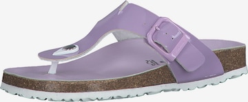 TAMARIS T-Bar Sandals in Purple: front