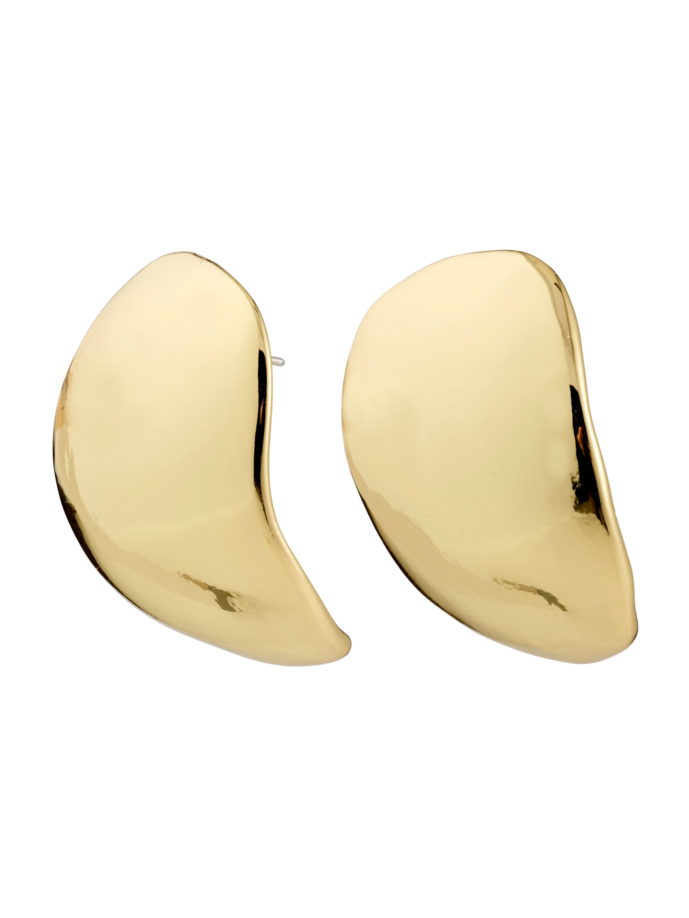 Pilgrim Náušnice 'Sparkle' - Zlatá: predná strana