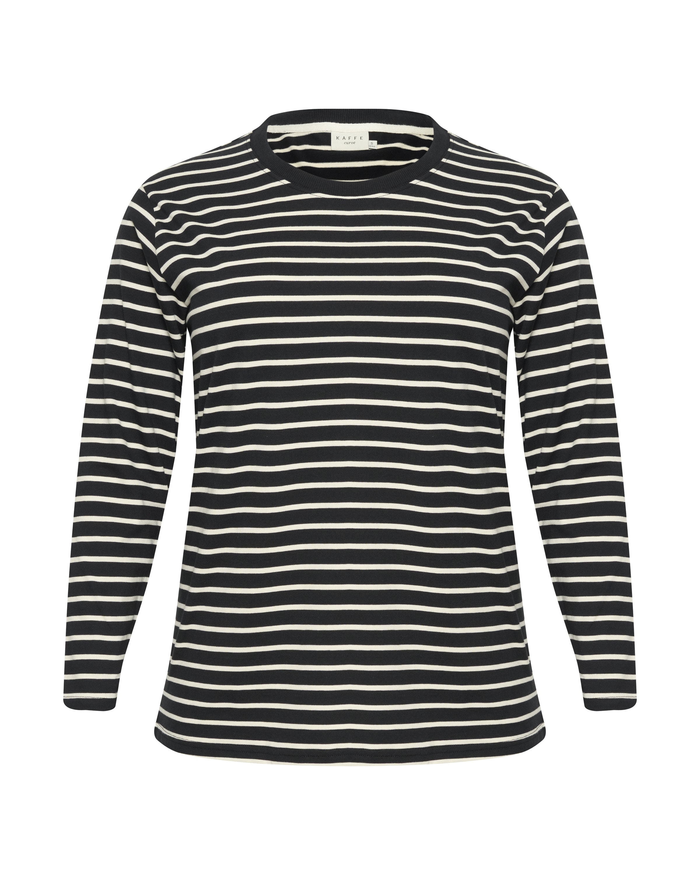 KAFFE CURVE T-shirt 'KC Winni' i svart: framsida