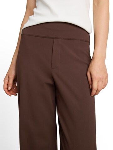 TOM TAILOR DENIM Wide Leg Hose in Braun