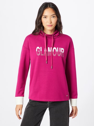 Key Largo Sweatshirt 'KIARA' in Pink: front