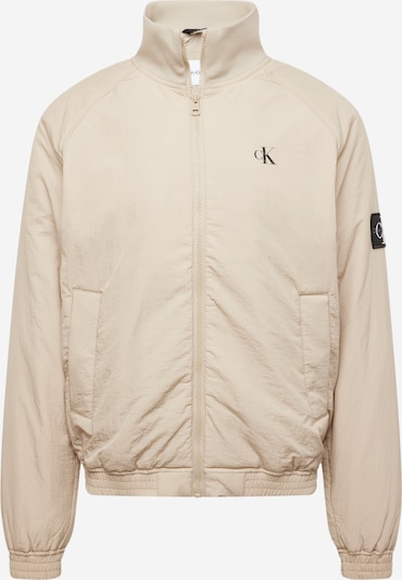 Calvin Klein Jeans Prehodna jakna 'HARRINGTON' | svetlo bež / črna barva, Prikaz izdelka