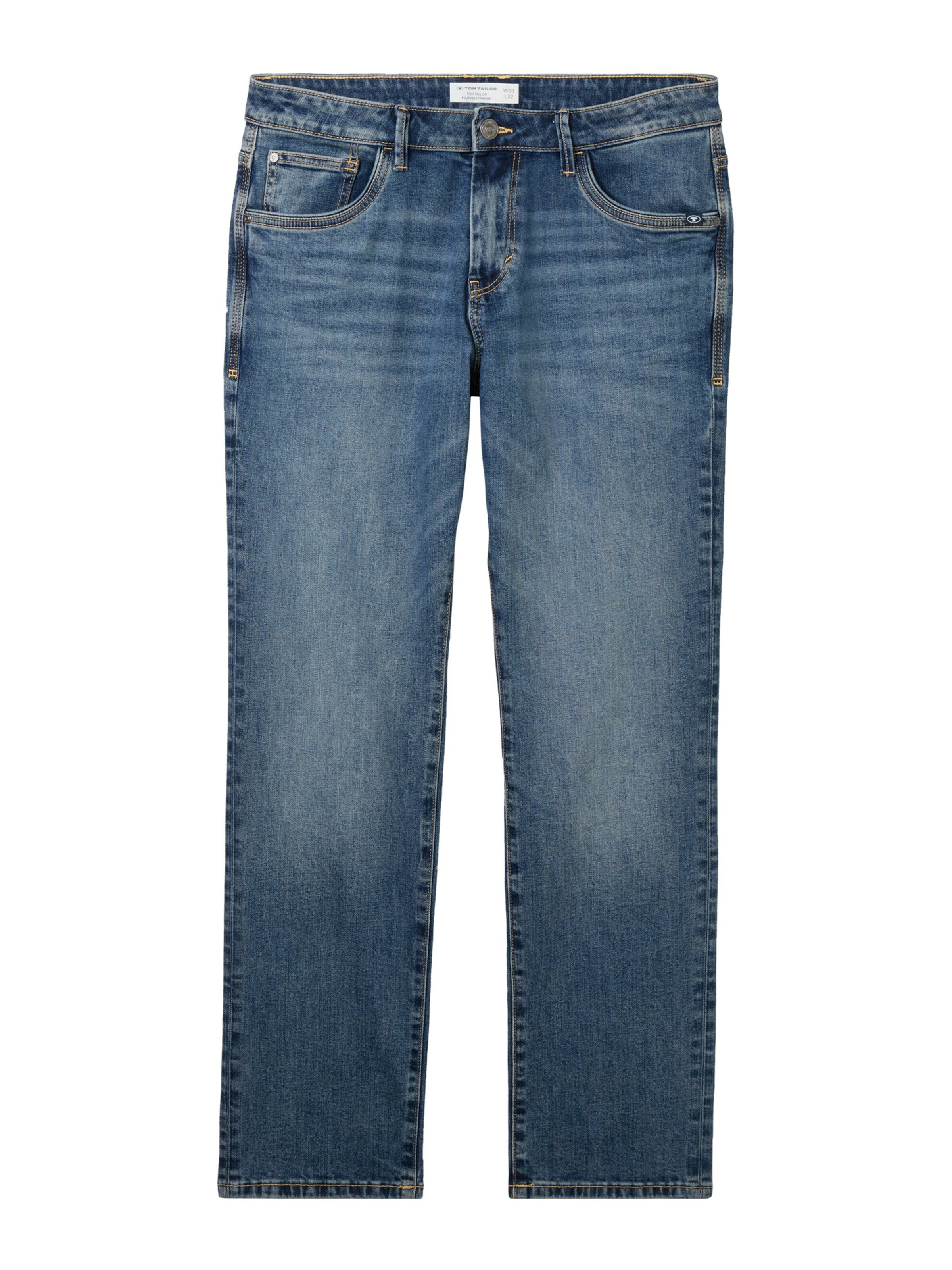 TOM TAILOR Jeans 'Marvin' in Blue: front