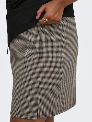 ONLY Carmakoma - Falda 'AZURA' en beige