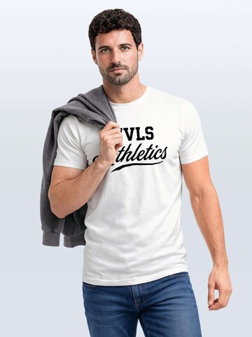 Neverless Shirt 'NVLS Athletics' in White