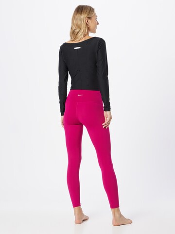 NIKE Skinny Sporthose in Pink