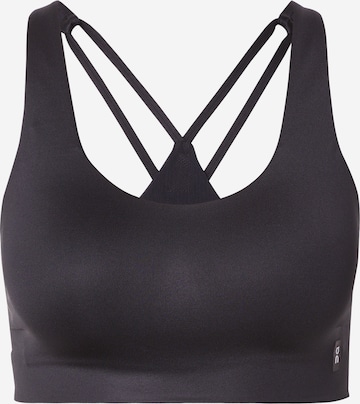 On - Sujetador deportivo en negro: frente