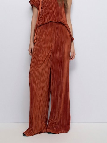 Salsa Jeans Regular Broek in Oranje: voorkant