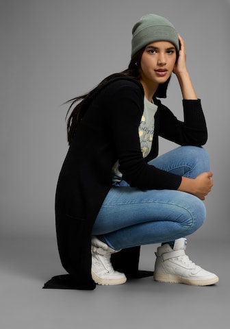 KangaROOS Knit Cardigan in Black