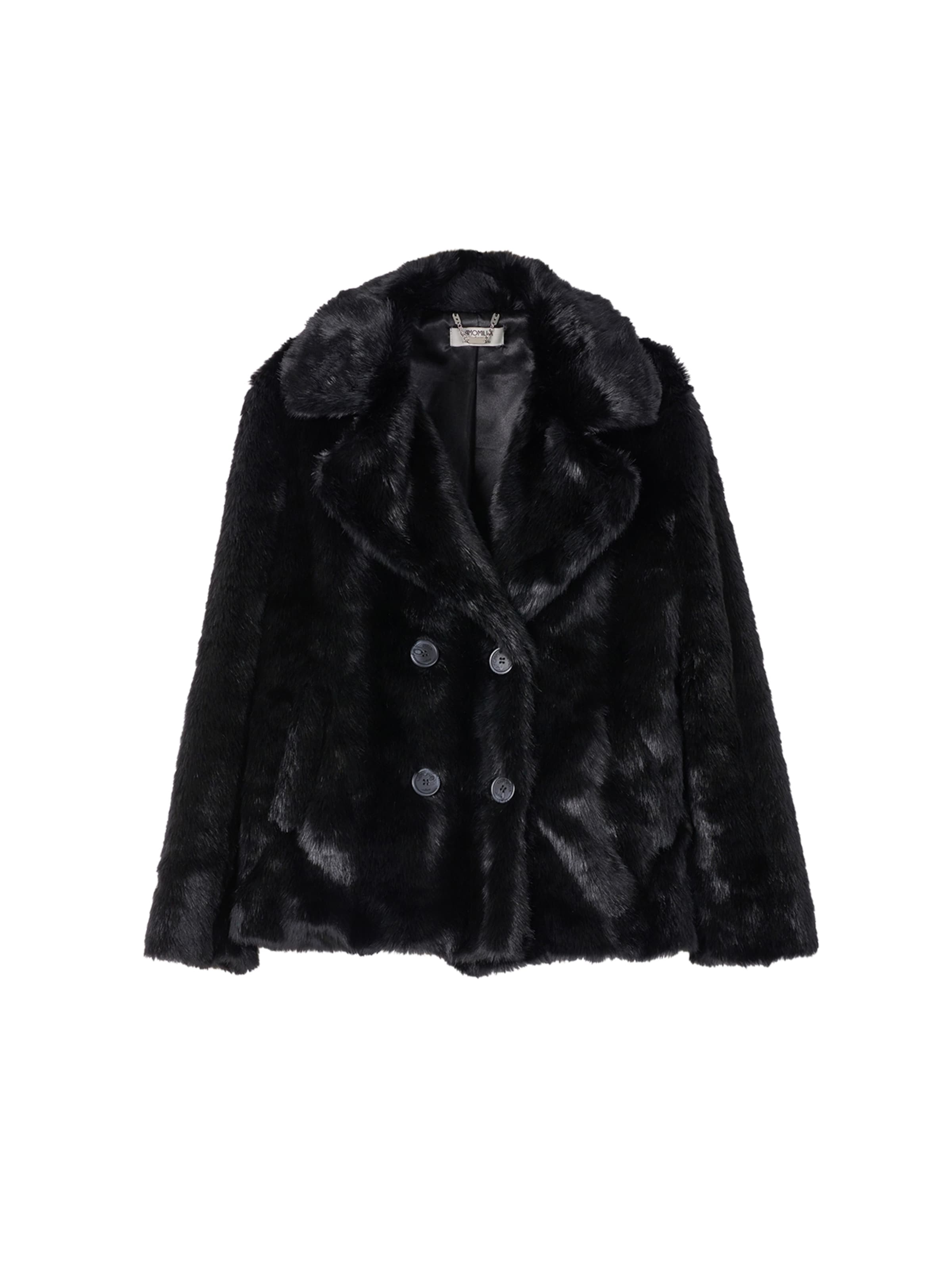Camomilla Italia Winter Jacket in Black: front