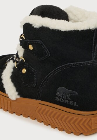 SOREL Fűzős rövid szárú csizmák 'ONA AVE™ ALPINE PLUS' - fekete